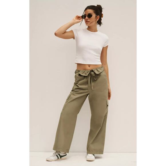Stateside Wide-Leg Cargo Pants - New Small - Picture 1 of 5